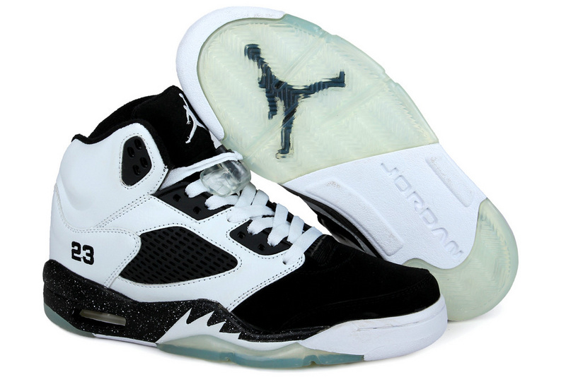 Air Jordan 5 Mens Shoes A Black/White Online